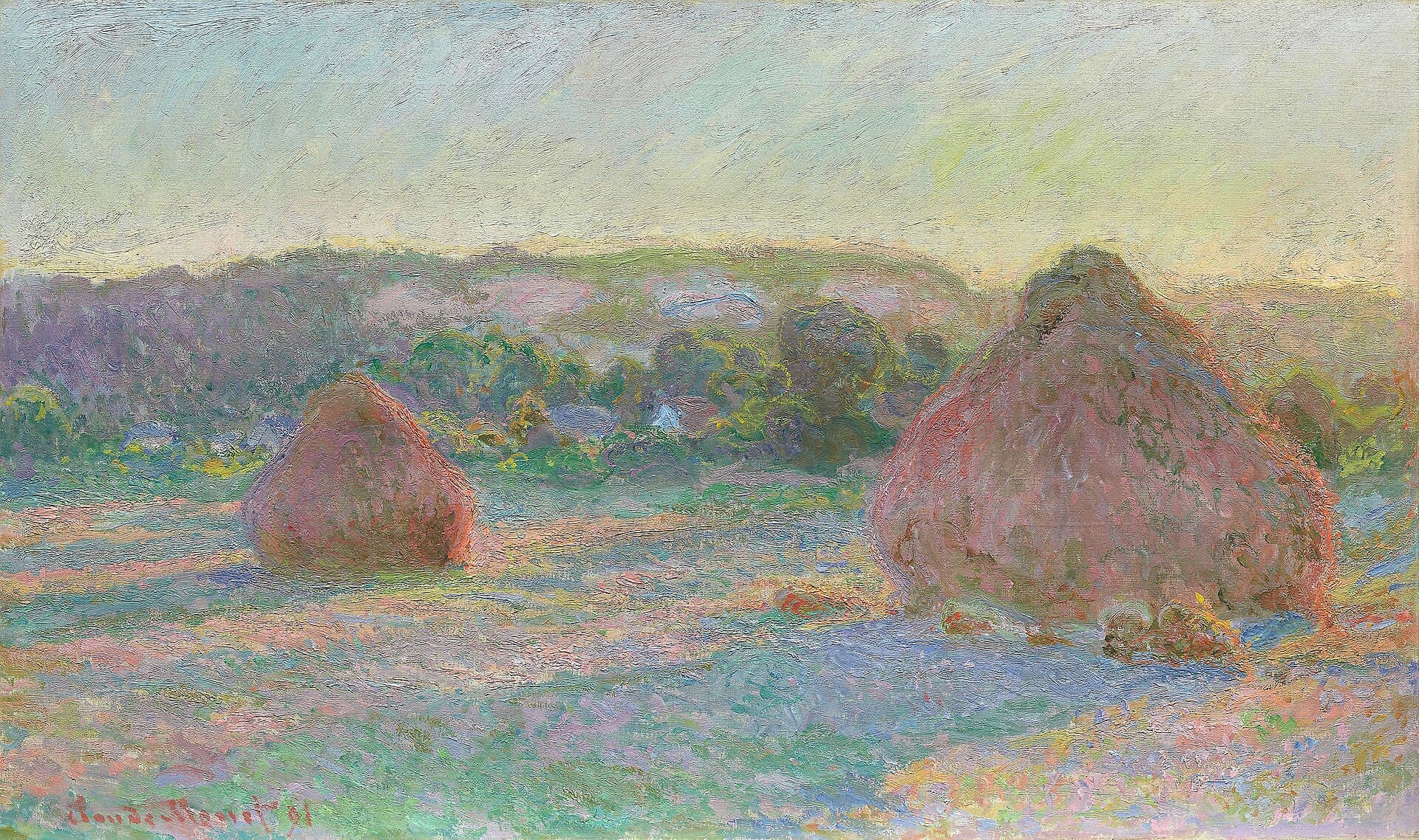 Almiares, fin de verano, Claude Monet