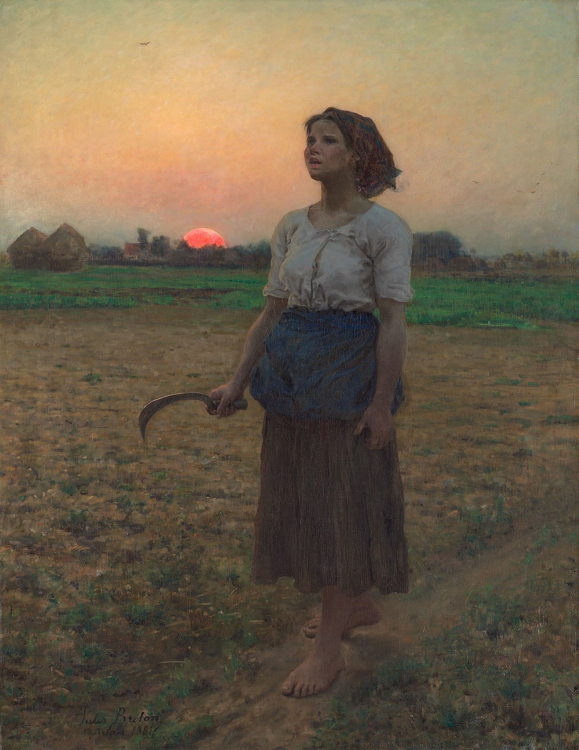 El canto de la alondra, Jules Breton